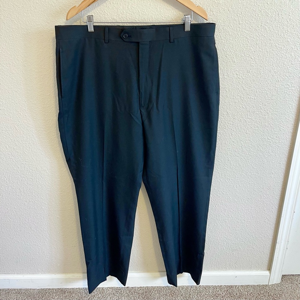Pronto Uomo Black Formal Trousers